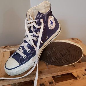 Blue Chucks Converse All Star High Tops Sneakers